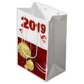 Weihnachtsgeschenktaschen 2019 mittlere geschenktüte (Vorderseite Schrägansicht)