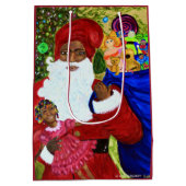 Weihnachtsgeschenktaschen - Alle Größen Mittlere Geschenktüte (Rückseite)