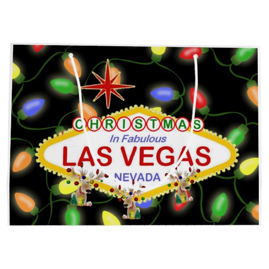 Weihnachtsgeschenktaschen Große Geschenktüte (Rückseite)