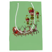 Weihnachtsgeschenktaschen Mittlere Geschenktüte (Vorderseite)