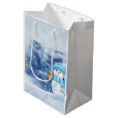 Weihnachtsgeschenktaschen Mittlere Geschenktüte (Vorderseite Schrägansicht)