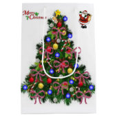Weihnachtsgeschenktaschen Mittlere Geschenktüte (Rückseite)