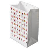 Weihnachtsgeschenktaschen Mittlere Geschenktüte (Vorderseite Schrägansicht)