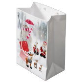 Weihnachtsgeschenktaschen Mittlere Geschenktüte (Vorderseite Schrägansicht)