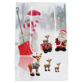 Weihnachtsgeschenktaschen Mittlere Geschenktüte (Rückseite)