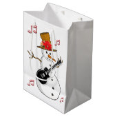 Weihnachtsgeschenktaschen Mittlere Geschenktüte (Vorderseite Schrägansicht)