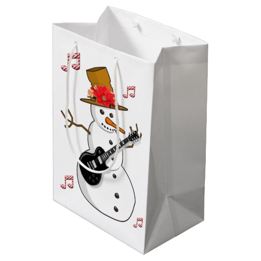 Weihnachtsgeschenktaschen Mittlere Geschenktüte (Rückseite Schrägansicht)
