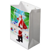 Weihnachtsgeschenktaschen Mittlere Geschenktüte (Vorderseite Schrägansicht)