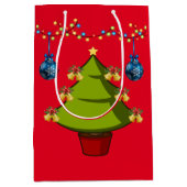Weihnachtsgeschenktaschen Mittlere Geschenktüte (Vorderseite)
