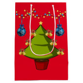 Weihnachtsgeschenktaschen Mittlere Geschenktüte (Rückseite)