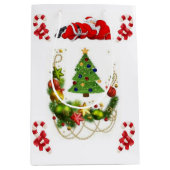 Weihnachtsgeschenktaschen Mittlere Geschenktüte (Vorderseite)