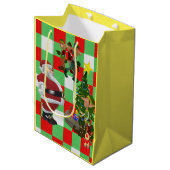 Weihnachtsgeschenktaschen Mittlere Geschenktüte (Vorderseite Schrägansicht)