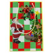 Weihnachtsgeschenktaschen Mittlere Geschenktüte (Vorderseite)