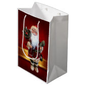 Weihnachtsgeschenktaschen Mittlere Geschenktüte (Vorderseite Schrägansicht)