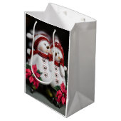 Weihnachtsgeschenktaschen Mittlere Geschenktüte (Vorderseite Schrägansicht)