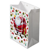 Weihnachtsgeschenktaschen Mittlere Geschenktüte (Vorderseite Schrägansicht)