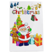 Weihnachtsgeschenktaschen Mittlere Geschenktüte (Vorderseite)