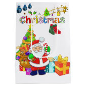 Weihnachtsgeschenktaschen Mittlere Geschenktüte (Rückseite)