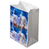 Weihnachtsgeschenktaschen Mittlere Geschenktüte (Vorderseite Schrägansicht)