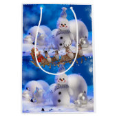 Weihnachtsgeschenktaschen Mittlere Geschenktüte (Vorderseite)