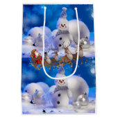 Weihnachtsgeschenktaschen Mittlere Geschenktüte (Rückseite)