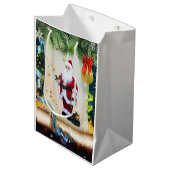 Weihnachtsgeschenktaschen Mittlere Geschenktüte (Vorderseite Schrägansicht)
