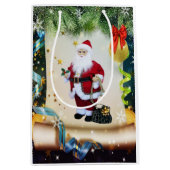 Weihnachtsgeschenktaschen Mittlere Geschenktüte (Vorderseite)