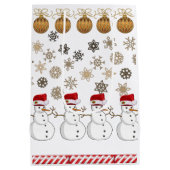 Weihnachtsgeschenktaschen Mittlere Geschenktüte (Rückseite)