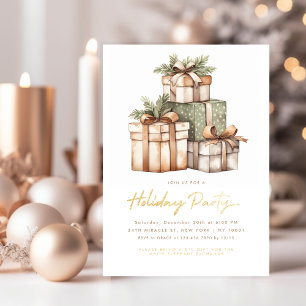 Weihnachtsgeschenktausch White Elephant Party Einladung