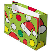 Weihnachtsgeschenktüte Große Geschenktüte (Vorderseite Schrägansicht)