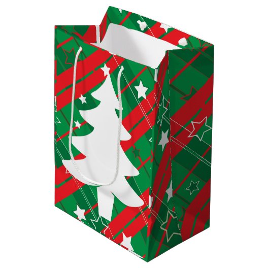 Weihnachtsgeschenktüte Mittlere Geschenktüte (Vorderseite Schrägansicht)