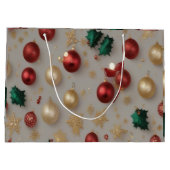 Weihnachtsgeschenktüten im Juli | Festlicher Weihn Große Geschenktüte (Rückseite)