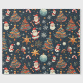 🎅 Weihnachtsgeschenkverpackung für die Feiertage  Geschenkpapier (Flach)