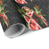 Weihnachtsgeschenkverpackung/Schneefe Geschenkpapier (Rolleneckpunkt)