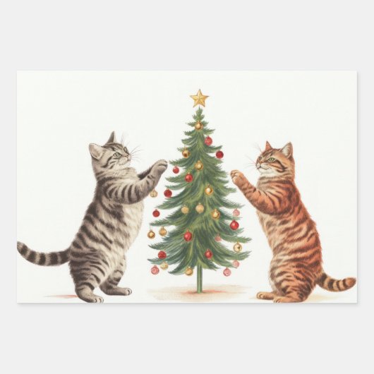 WEIHNACHTSGEschenkVERPACKUNGSPAPIER Geschenkpapier Set (Vorderseite 2)