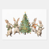 WEIHNACHTSGEschenkVERPACKUNGSPAPIER Geschenkpapier Set (Vorderseite)