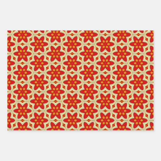 Weihnachtsgeschenkwrap, klassisches Weihnachtswrap Geschenkpapier Set (Vorderseite)