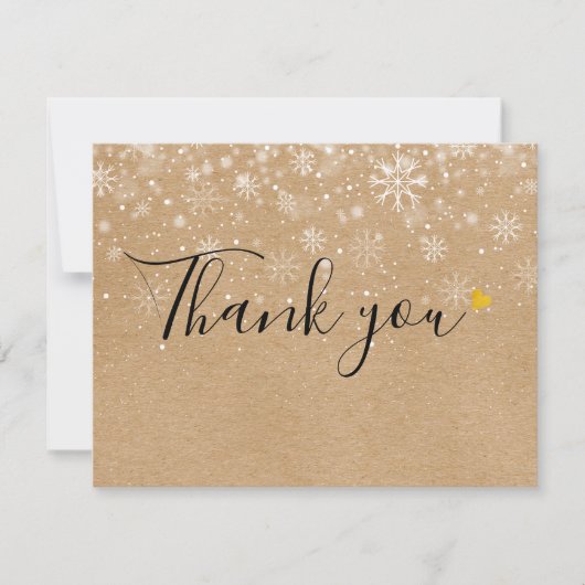 Weihnachtsgeschenkzertifikat Dankeskarte (Vorderseite)