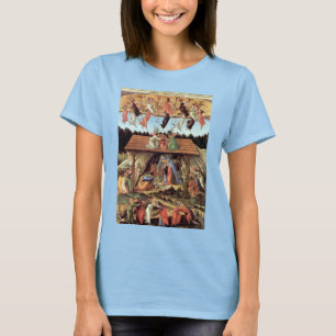 Weihnachtsgeschichte, Christi Geburt von Botticell T-Shirt