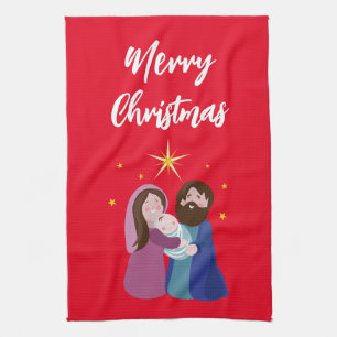 Weihnachtsgeschichte Geschirrtuch