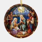 Weihnachtsgeschichte  keramik ornament (Vorne)