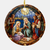 Weihnachtsgeschichte  keramik ornament (Hinten)