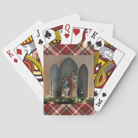 Weihnachtsgeschichte spielkarten (Rückseite)