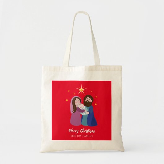 Weihnachtsgeschichte Tragetasche (Vorne)