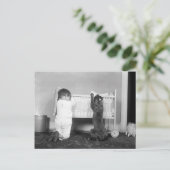 Weihnachtsgeschichte um 1924 feiertagspostkarte (Stehend Vorderseite)