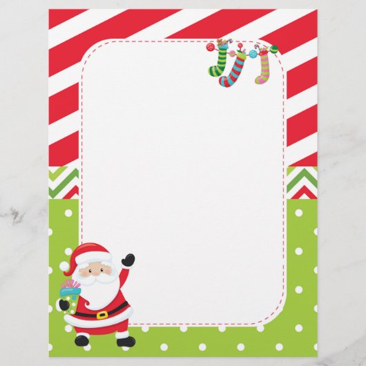 Weihnachtsgeschichten für Brief an den Weihnachtsm Briefbogen (Vorderseite)