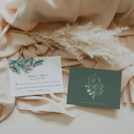Weihnachtsgeschichten | Hochzeit RSVP Karte