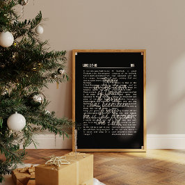 Weihnachtsgeschichten Krippe Print Poster