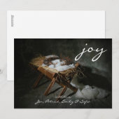 Weihnachtsgeschichten-Metapher Feiertagskarte (Vorne/Hinten)