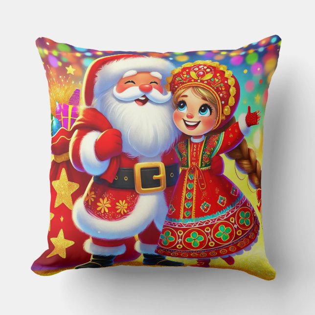 Weihnachtsgeschichten mit Weihnachtsgeschenk Kissen (Vorderseite)